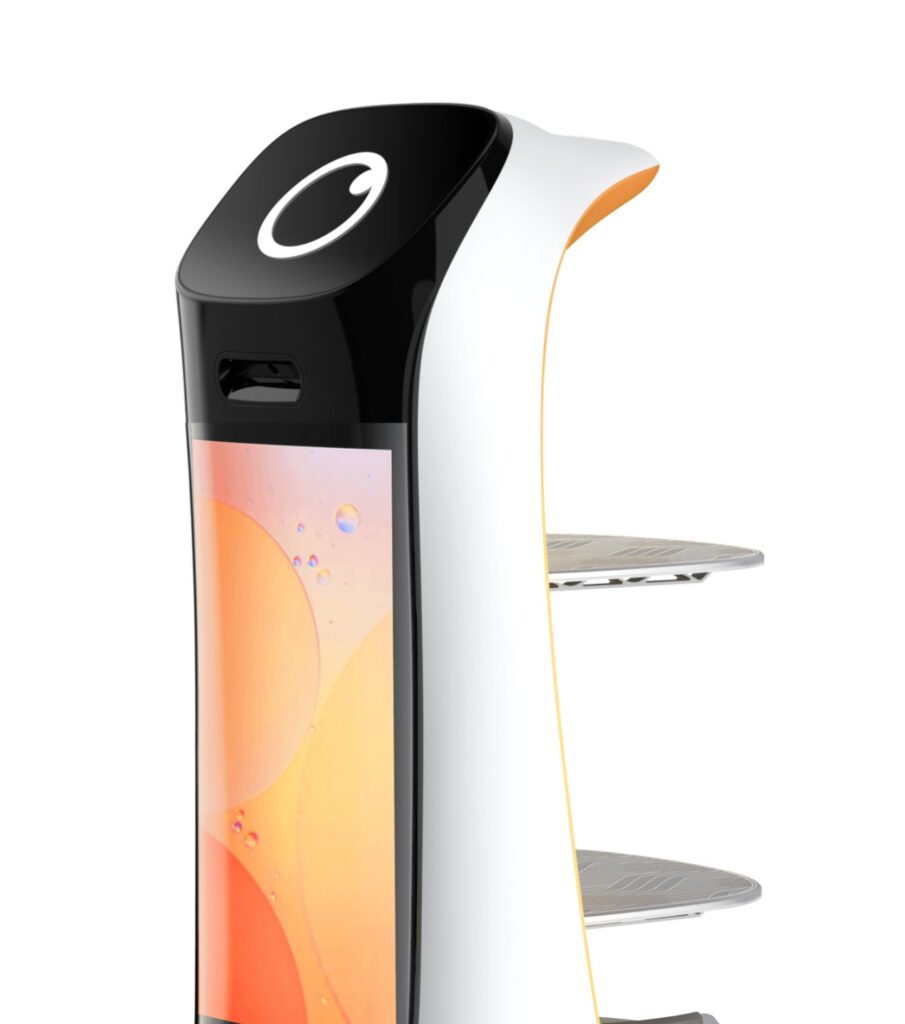 Primer plano del robot Kettybot