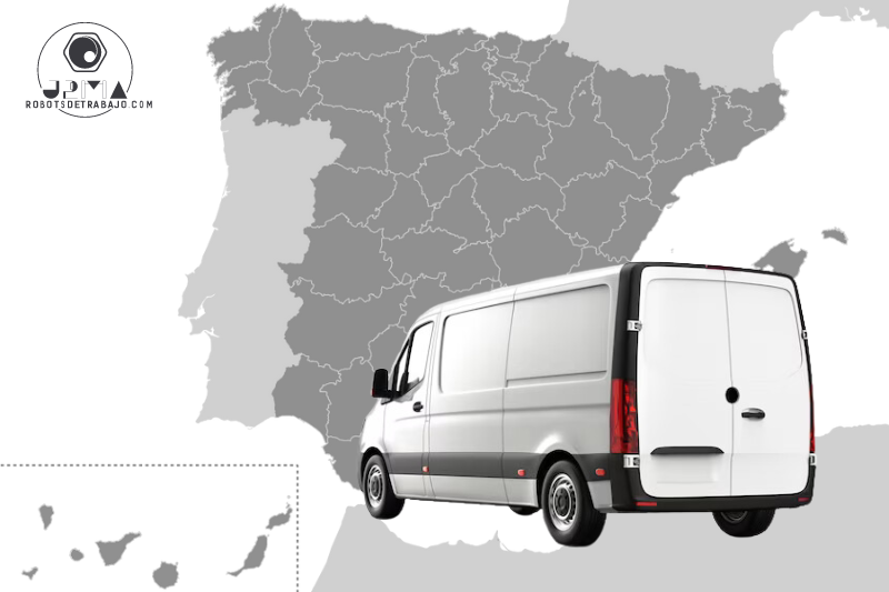 Envíos de robots a península e islas