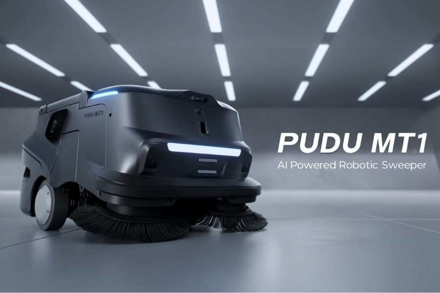 PUDU MT1 robot limpieza industrial