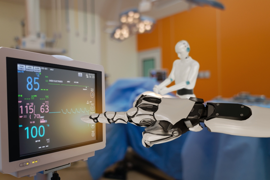 automatización robótica en hospitales