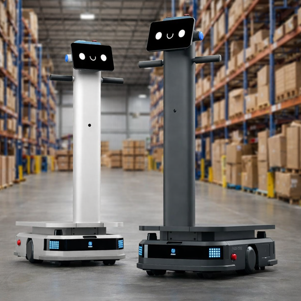 Robots industriales para almacenes logísticos