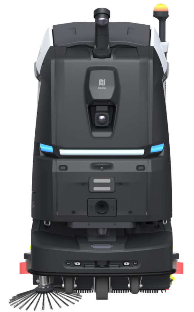 Pudu BG1 visión fontal del robot de limpieza industrial