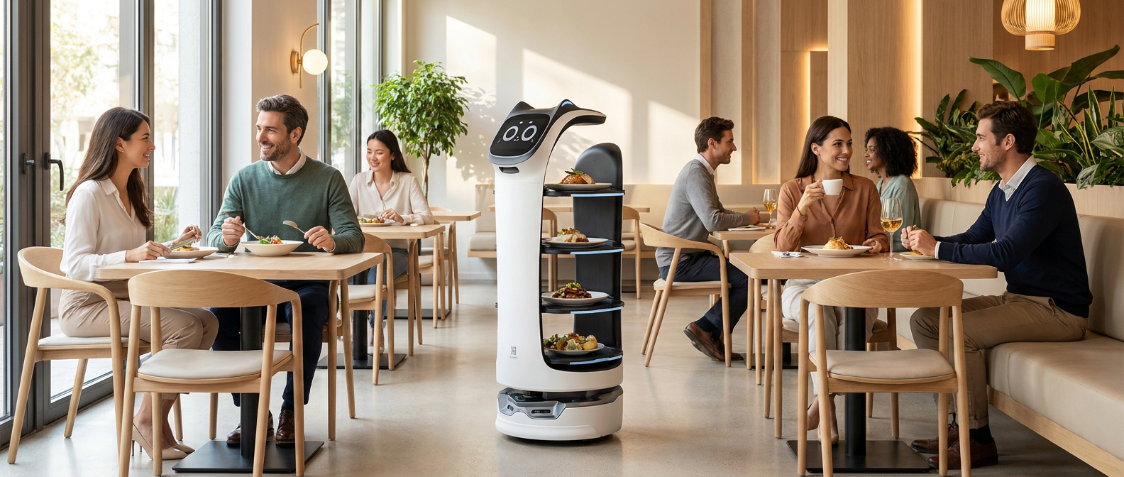 Beneficios de los robots en restaurantes