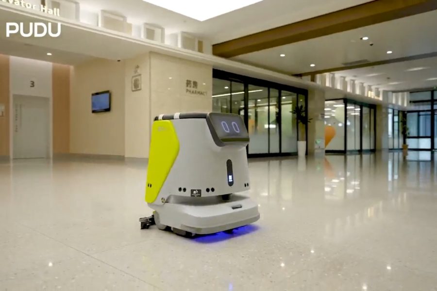 Robots inteligentes en limpieza de hospitales